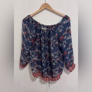Johnny was for love and liberty silk blouse